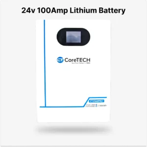 CoreTech 24v (2.5KW) 100Amp Lithium Battery